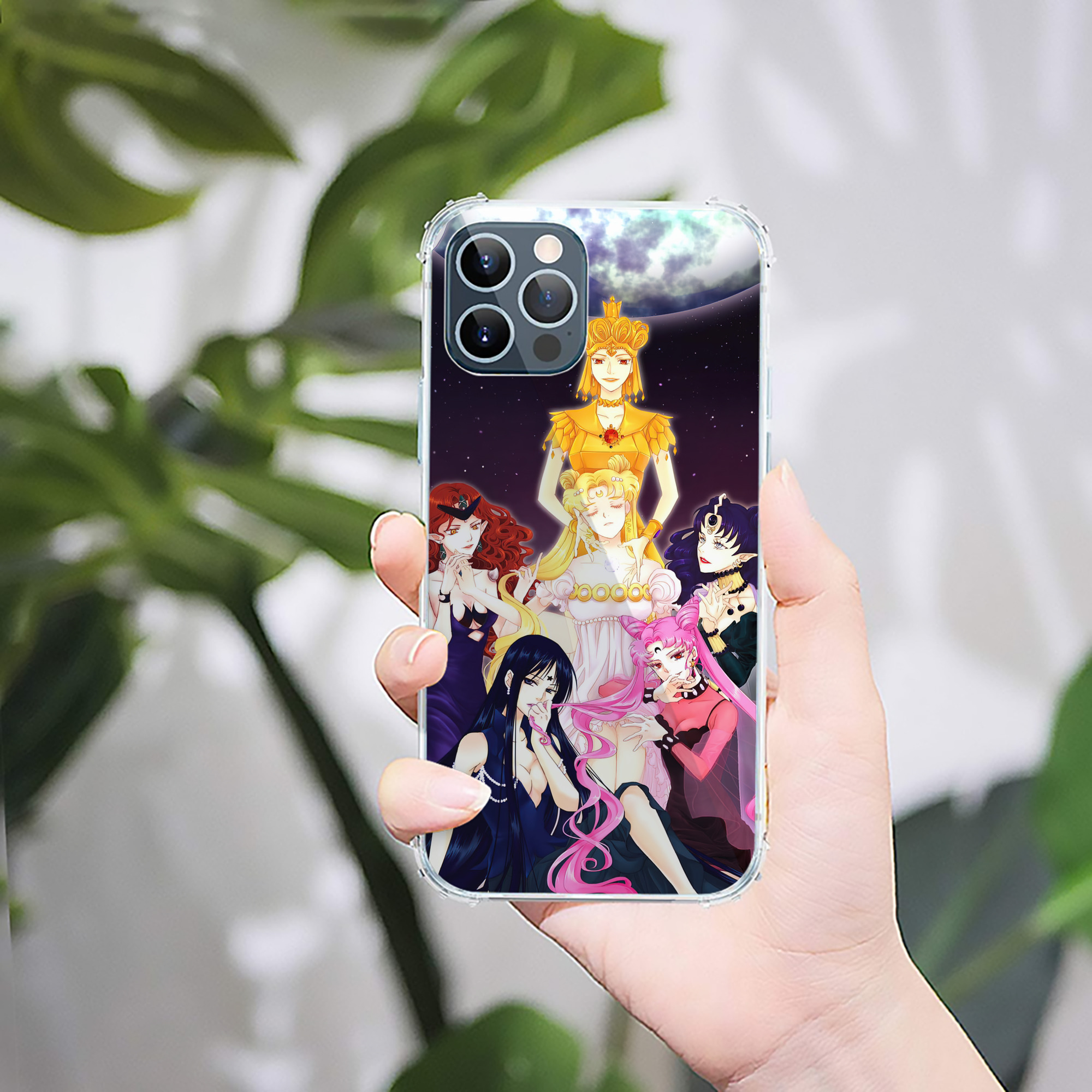 （画像用） 美少女戦士セーラームーン Sailor Moon 【iPhone 12シリーズ対応】透明スマホケース（クリアソフトケース）